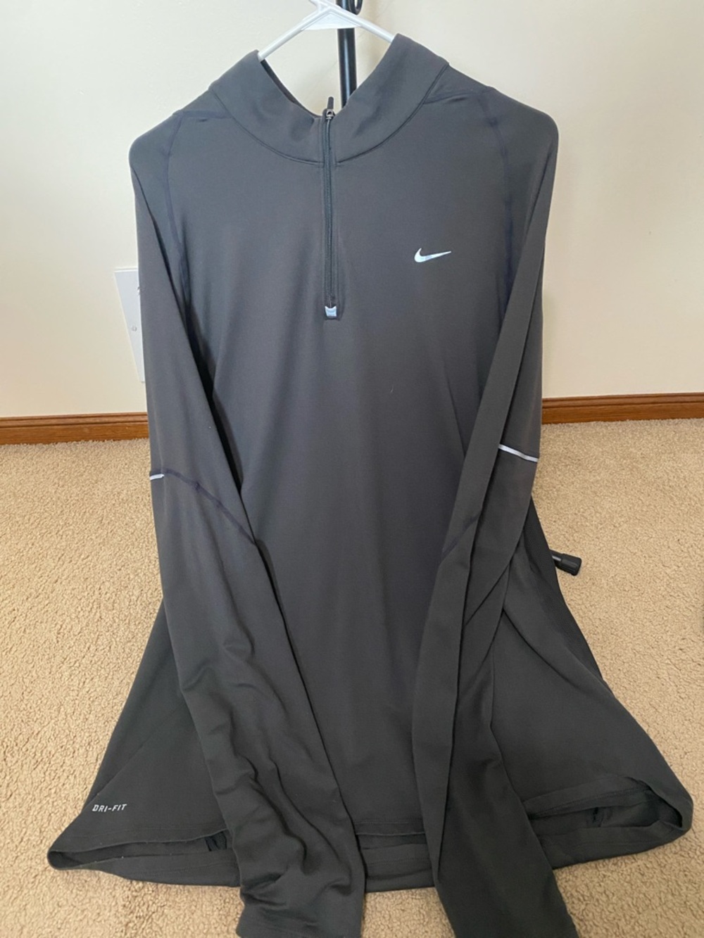 Nike Black Half-Zip Performance Pullover
